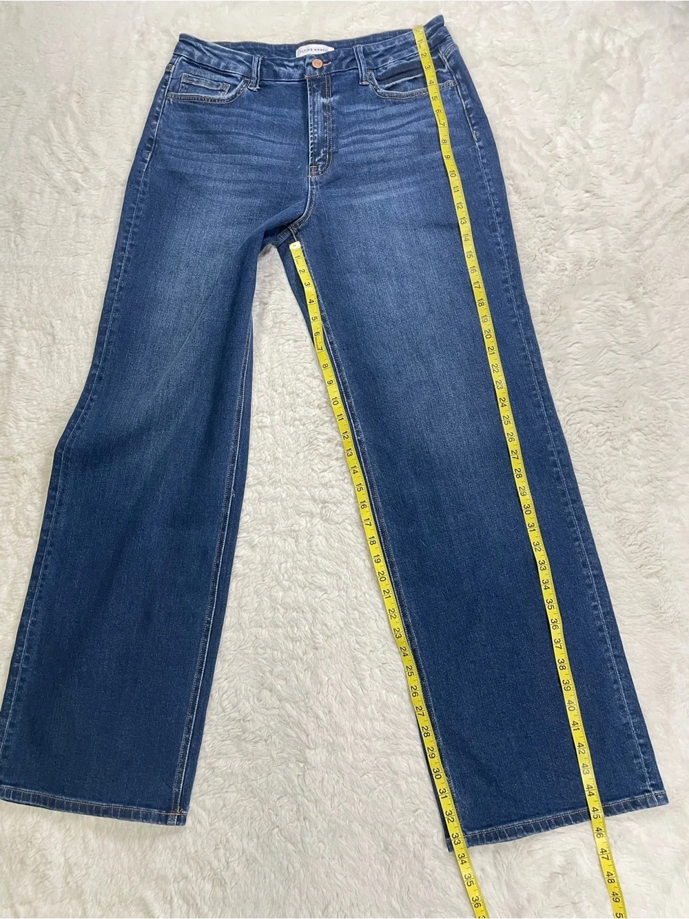 Flying Monkey Straight-Leg Jeans in Dark Blue Denim Size 32